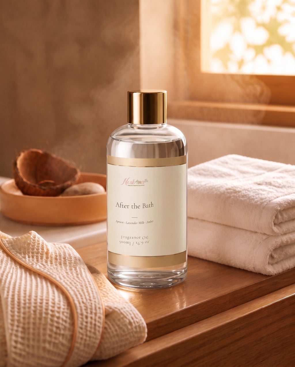 After the Bath in your space - Apricot · Lavender Milk · Amber