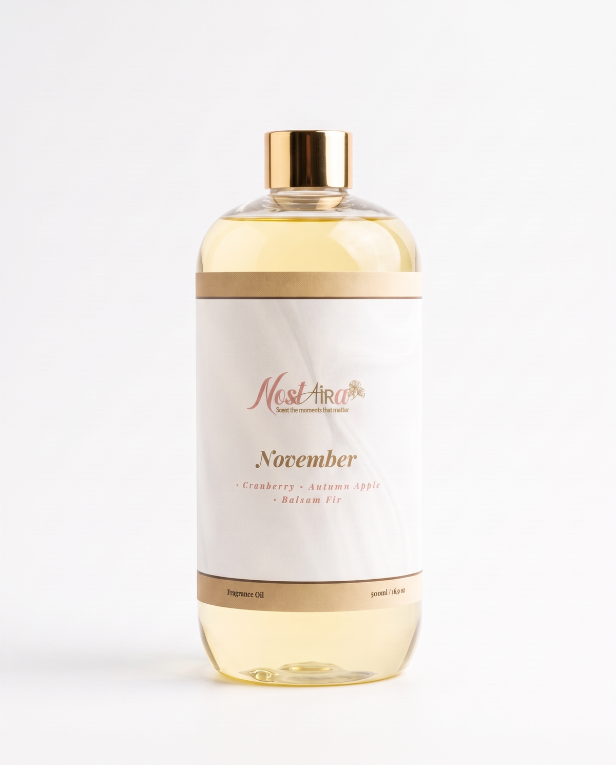 November 500ml Nostaira fragrance oil bottle
