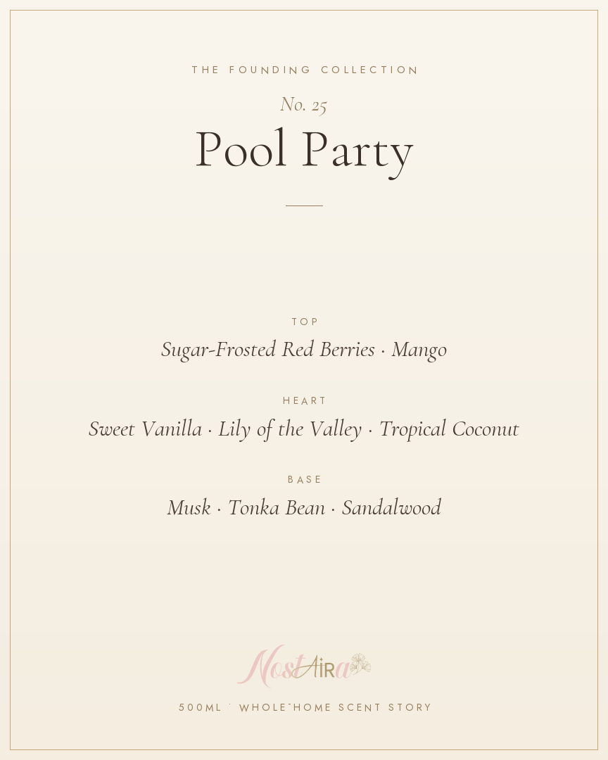 Pool Party scent notes