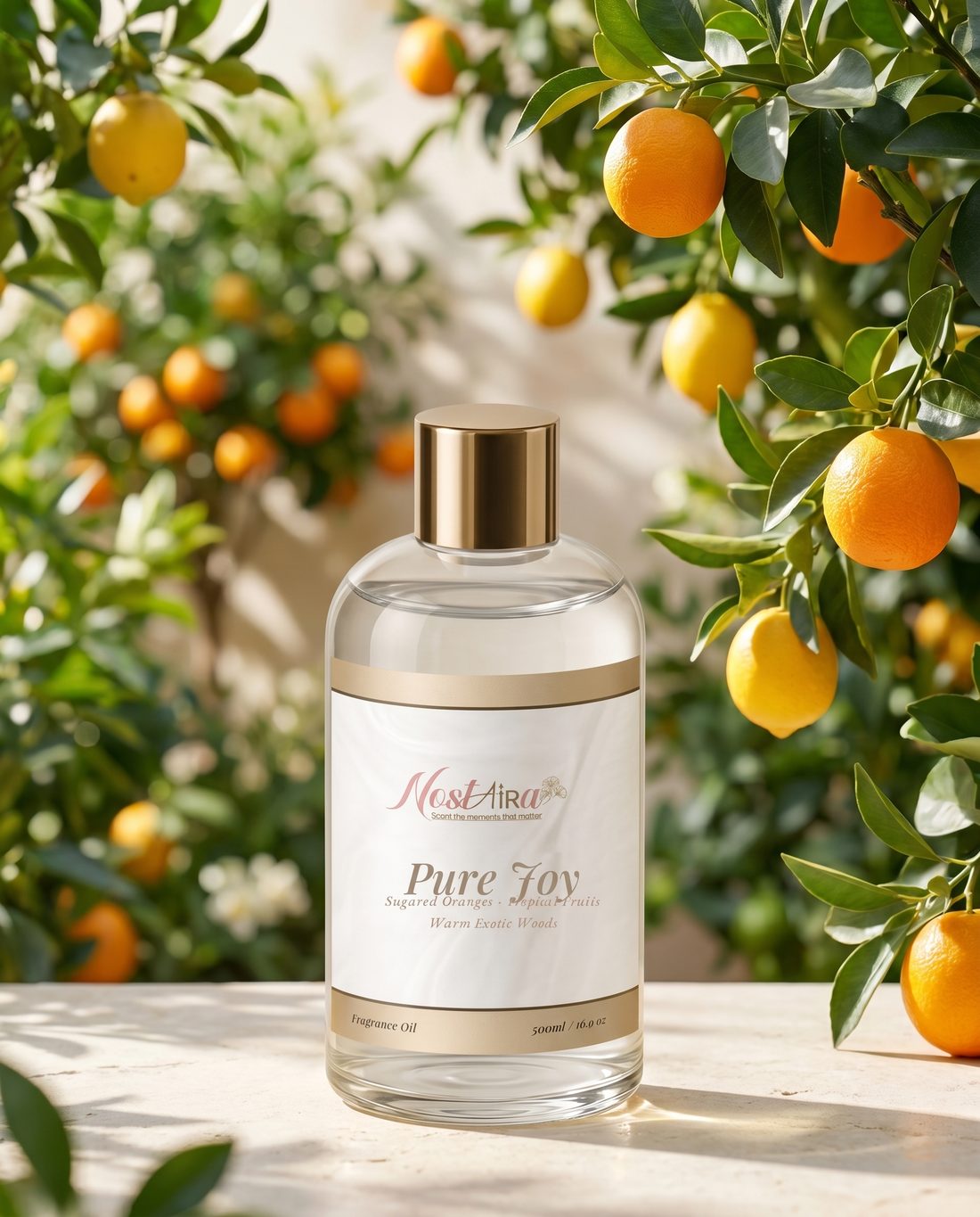 Pure Joy in your space - Sugared Oranges · Tropical Fruits · Warm Exotic Woods