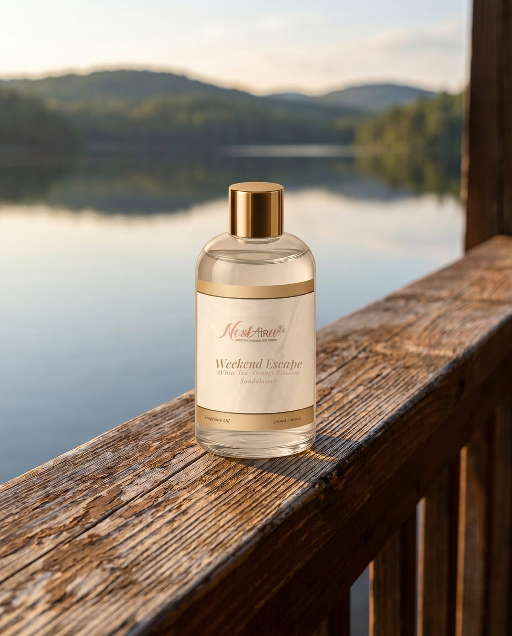Weekend Escape in your space - White Tea · Orange Blossom · Sandalwood