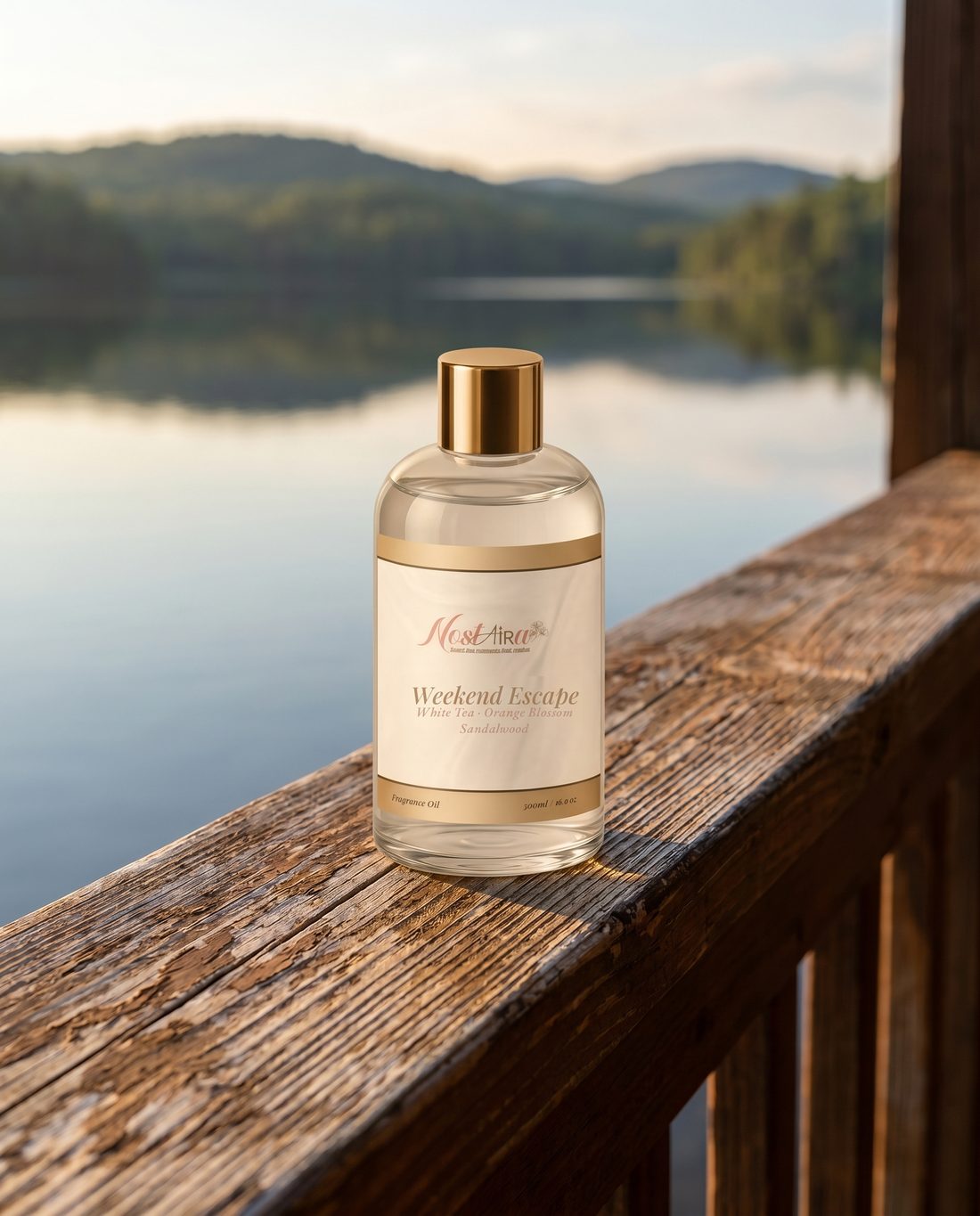 Weekend Escape in your space - White Tea · Orange Blossom · Sandalwood